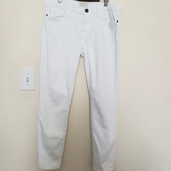 Current/Elliot The Stiletto White Denim Jeans - Picture 2 of 14